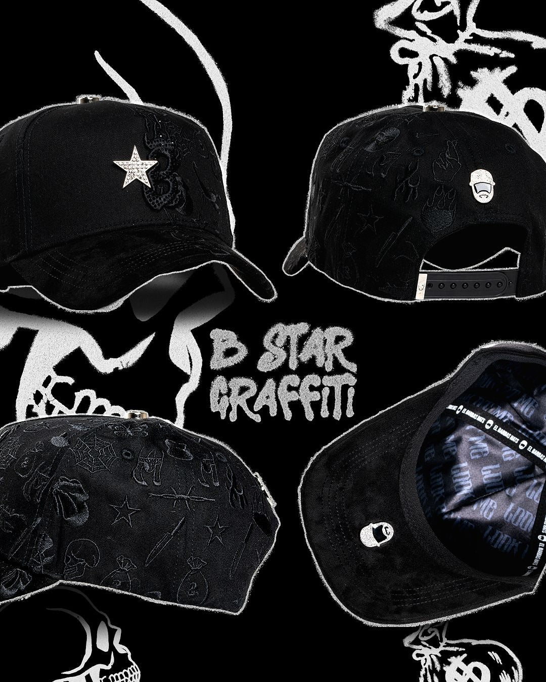 B STAR GRAFITTI - BARBAS HATS (PREVENTA)