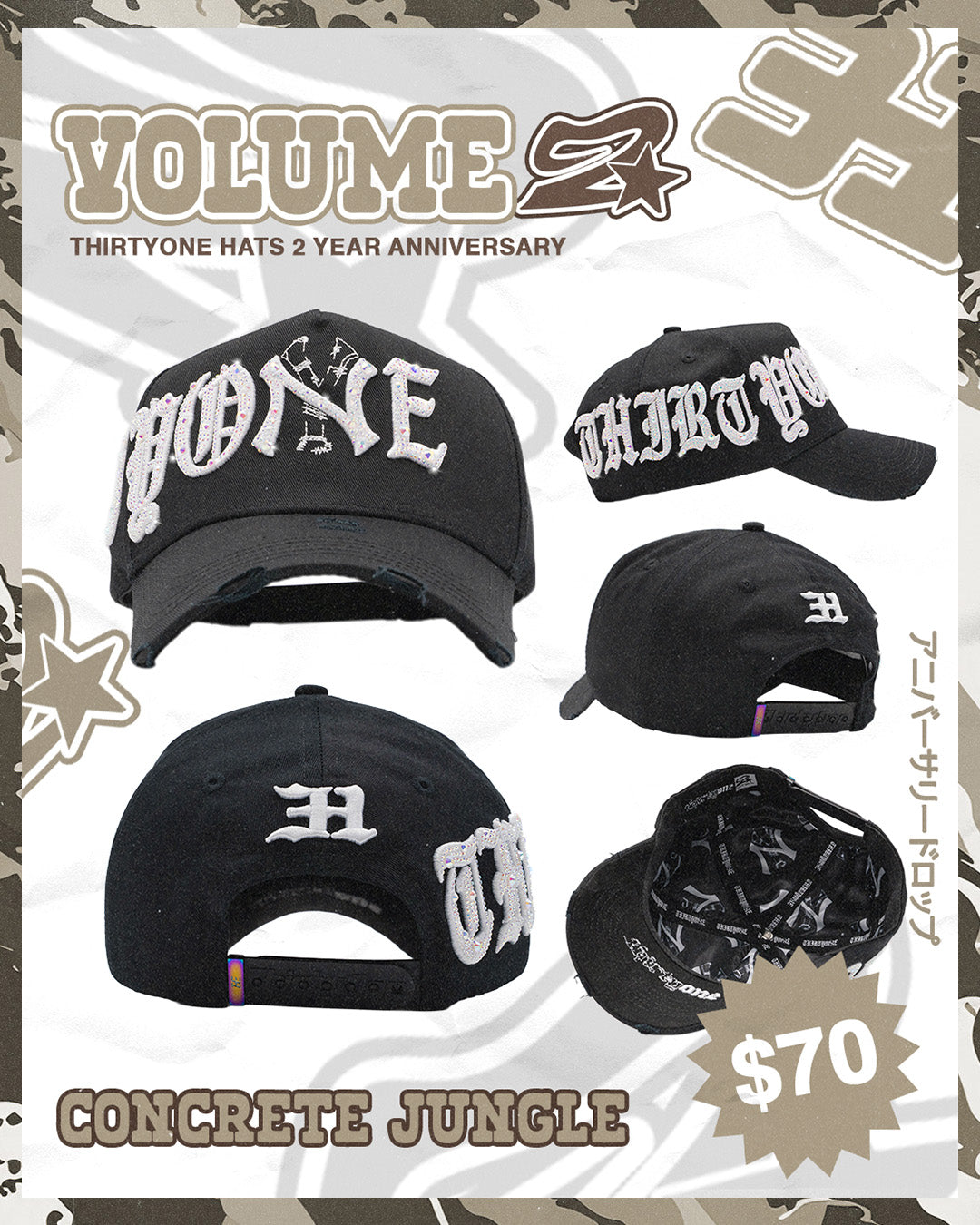 CONCRETE JUNGLE - 31 HATS (Preventa)