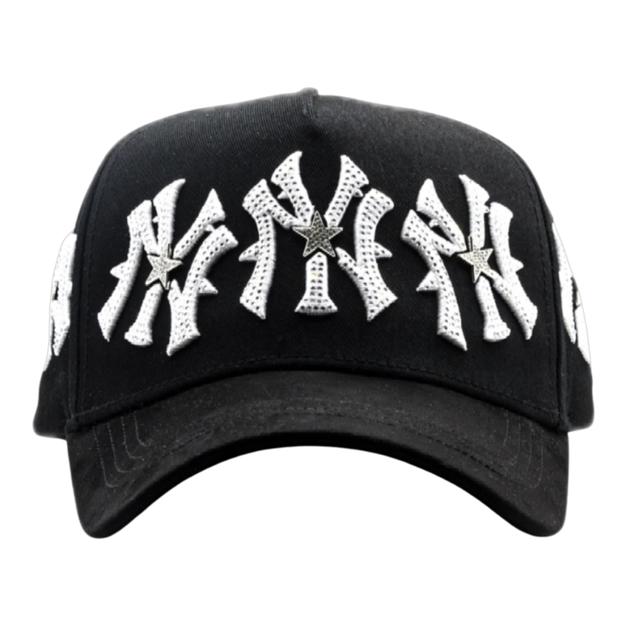 NY WHITE ALL AROUND -  STAR HATS