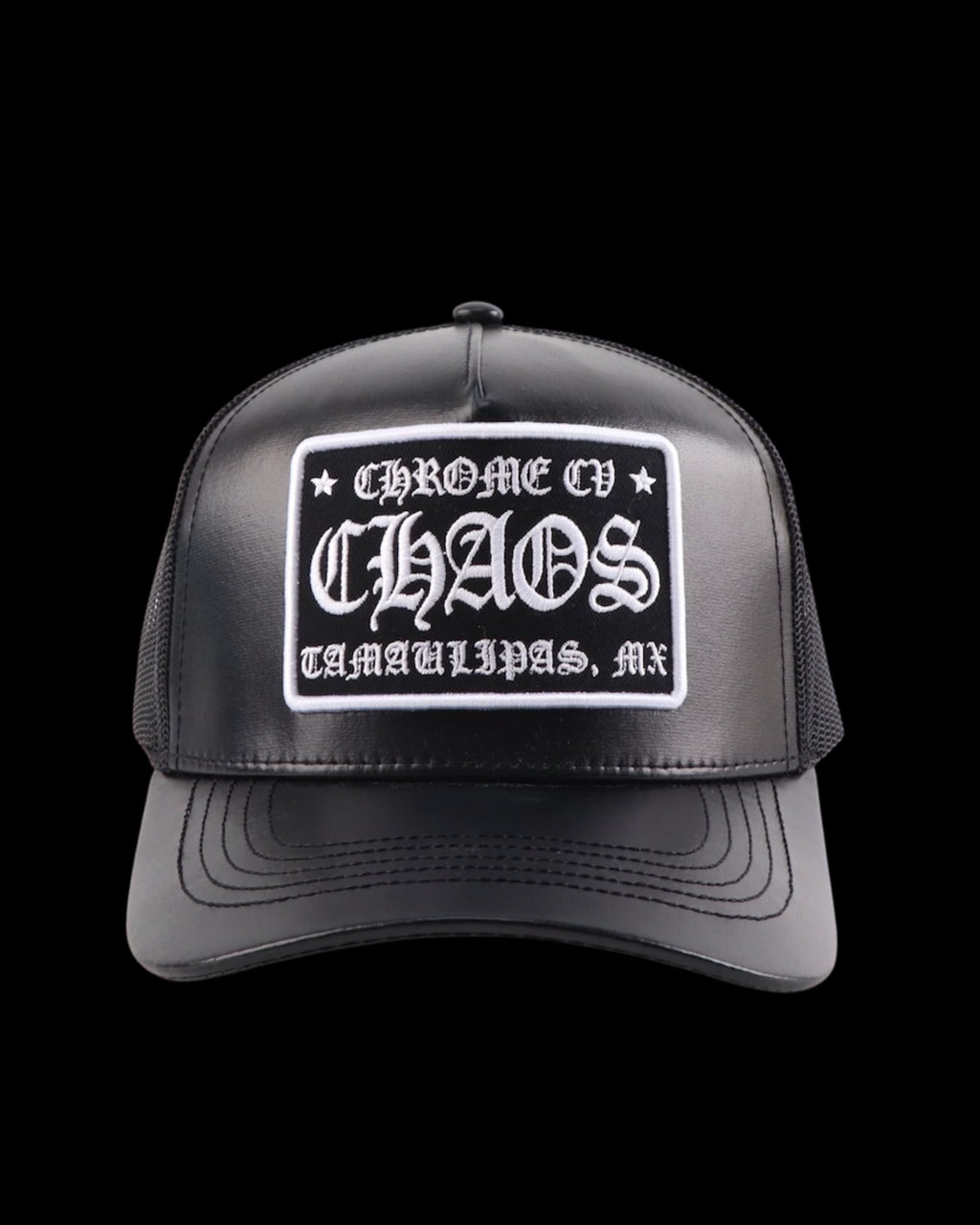 CHROME BLACK - CHAOS HATS