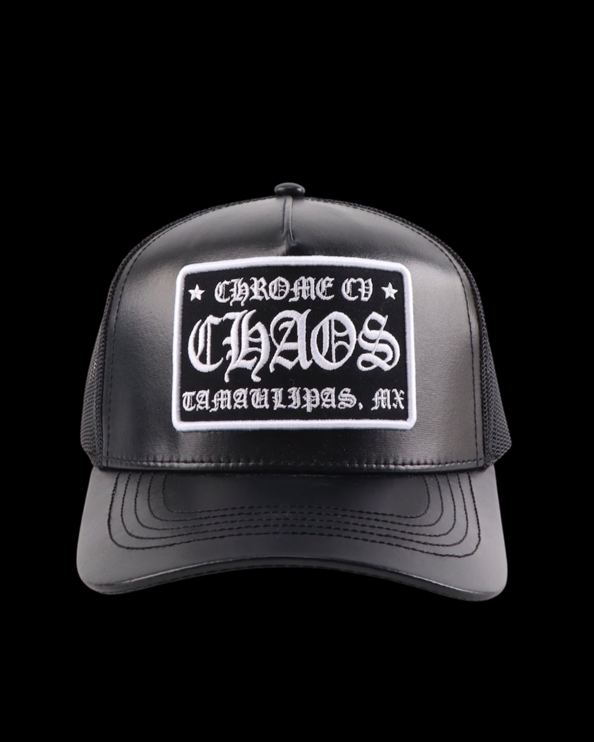 CHROME BLACK - CHAOS HATS