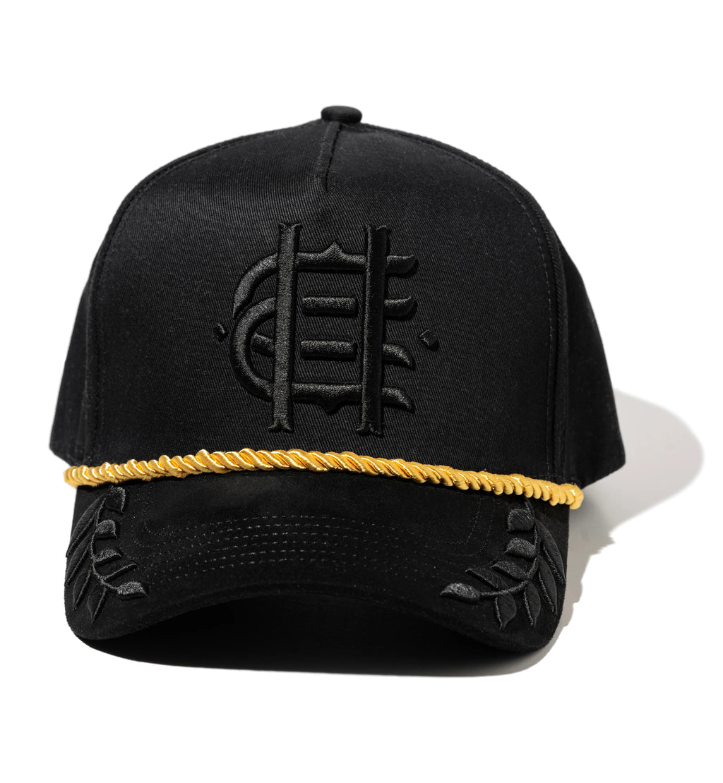 BLACK cH’s-CHARRO’S CAPS