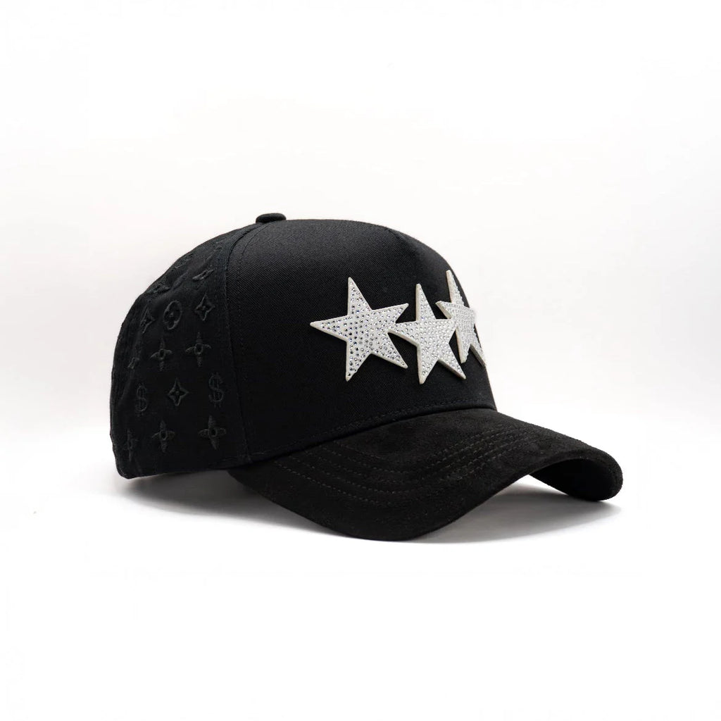 TRIPLE STAR BLACK - STAR HATS