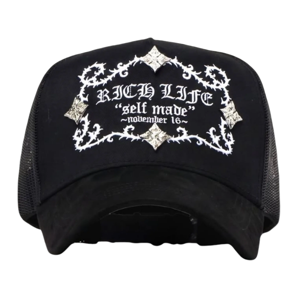 GORRA BARBAS HATS RICH LIFE BLACK