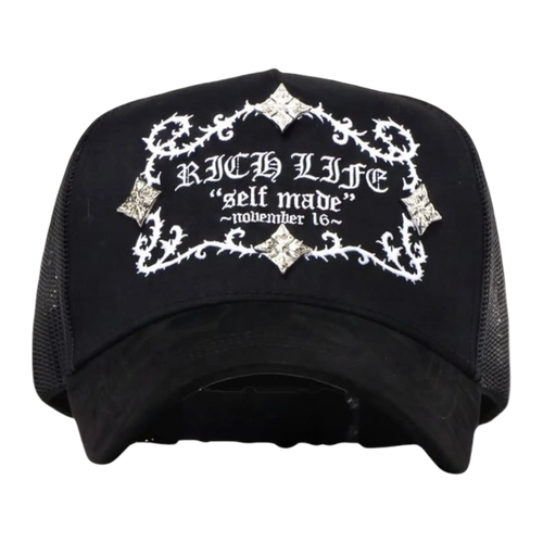 GORRA BARBAS HATS RICH LIFE BLACK