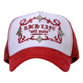 GORRA BARBAS HATS RICKH LIFE RED