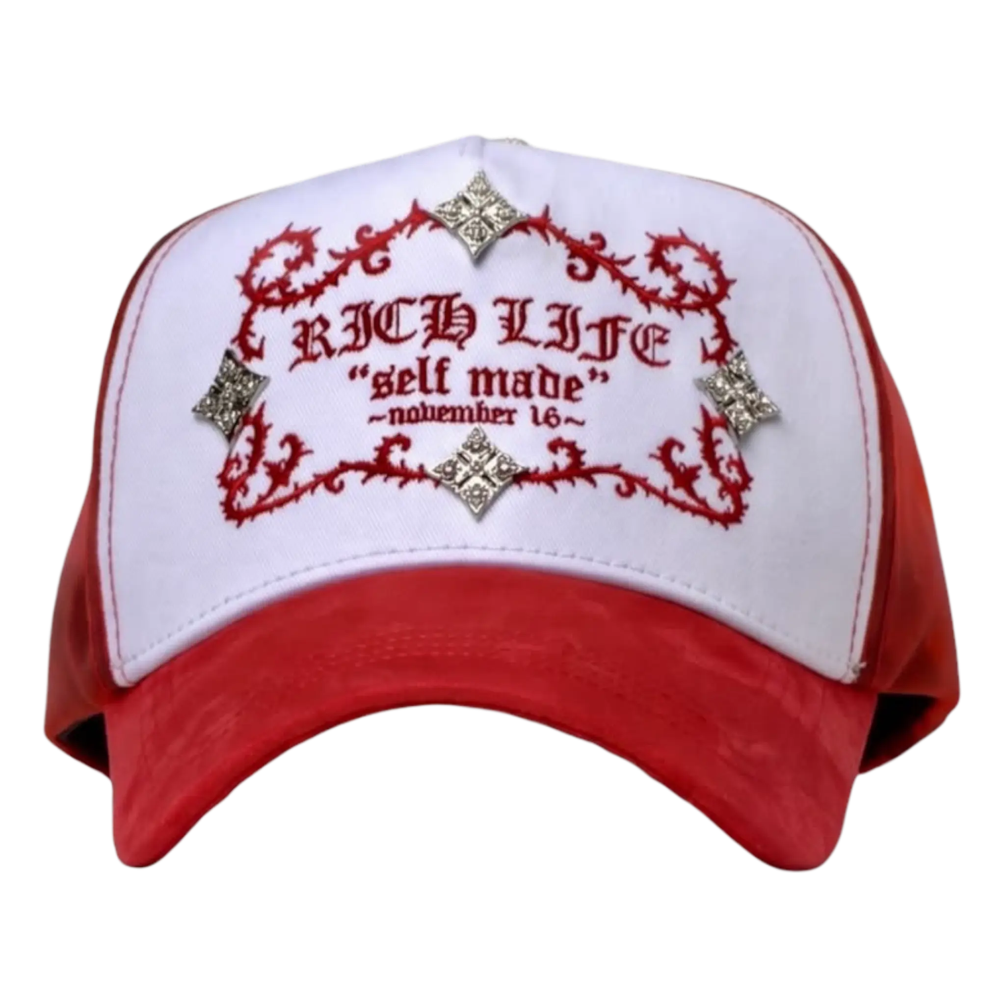 GORRA BARBAS HATS RICKH LIFE RED