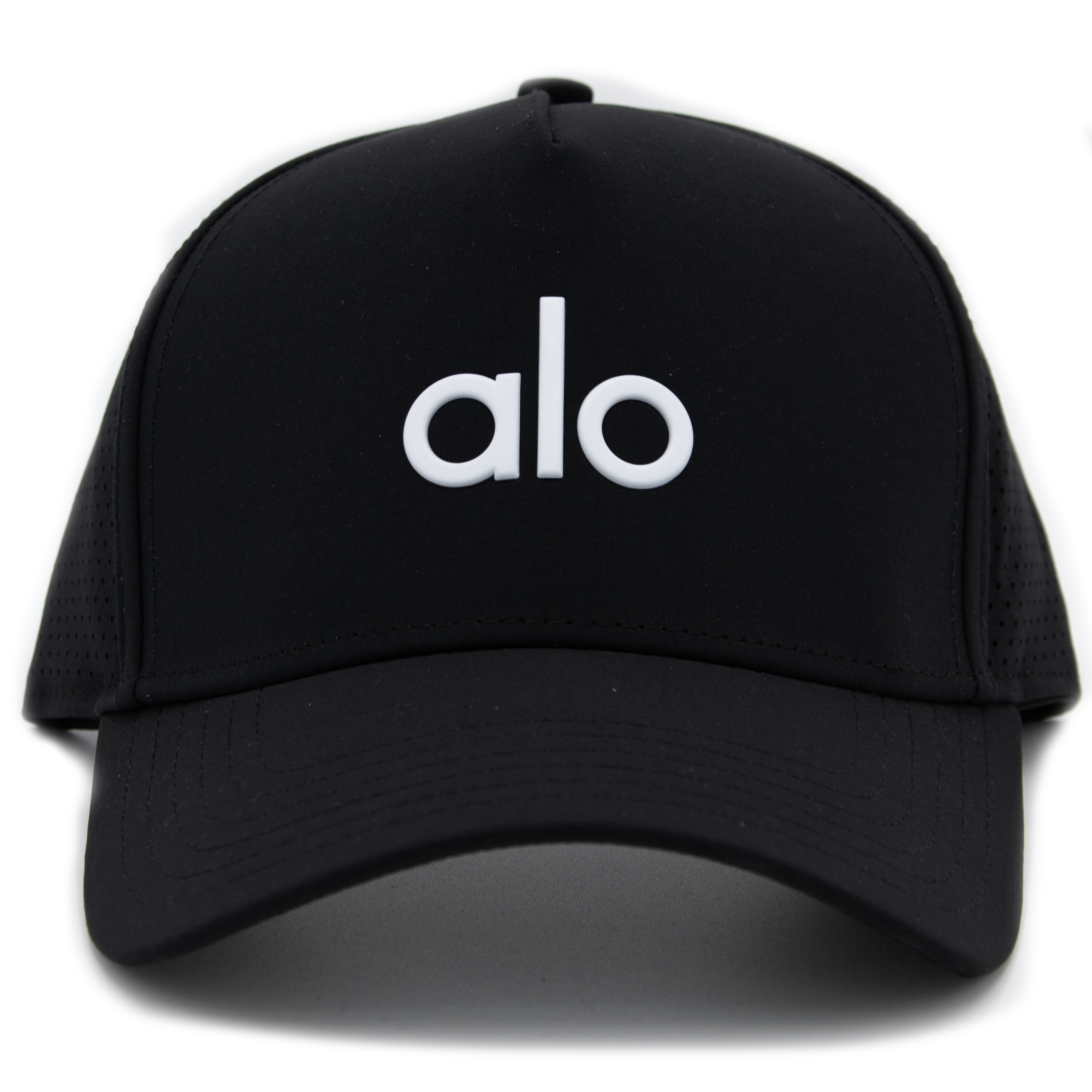 ALO MESH  DISTRICT TRUCKER HAT BLACK AND WHITE