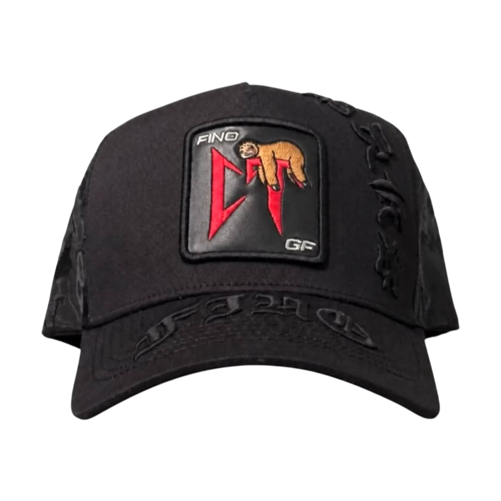 GORRA GALLO FINO TUMBADO BLACK TRUCKER