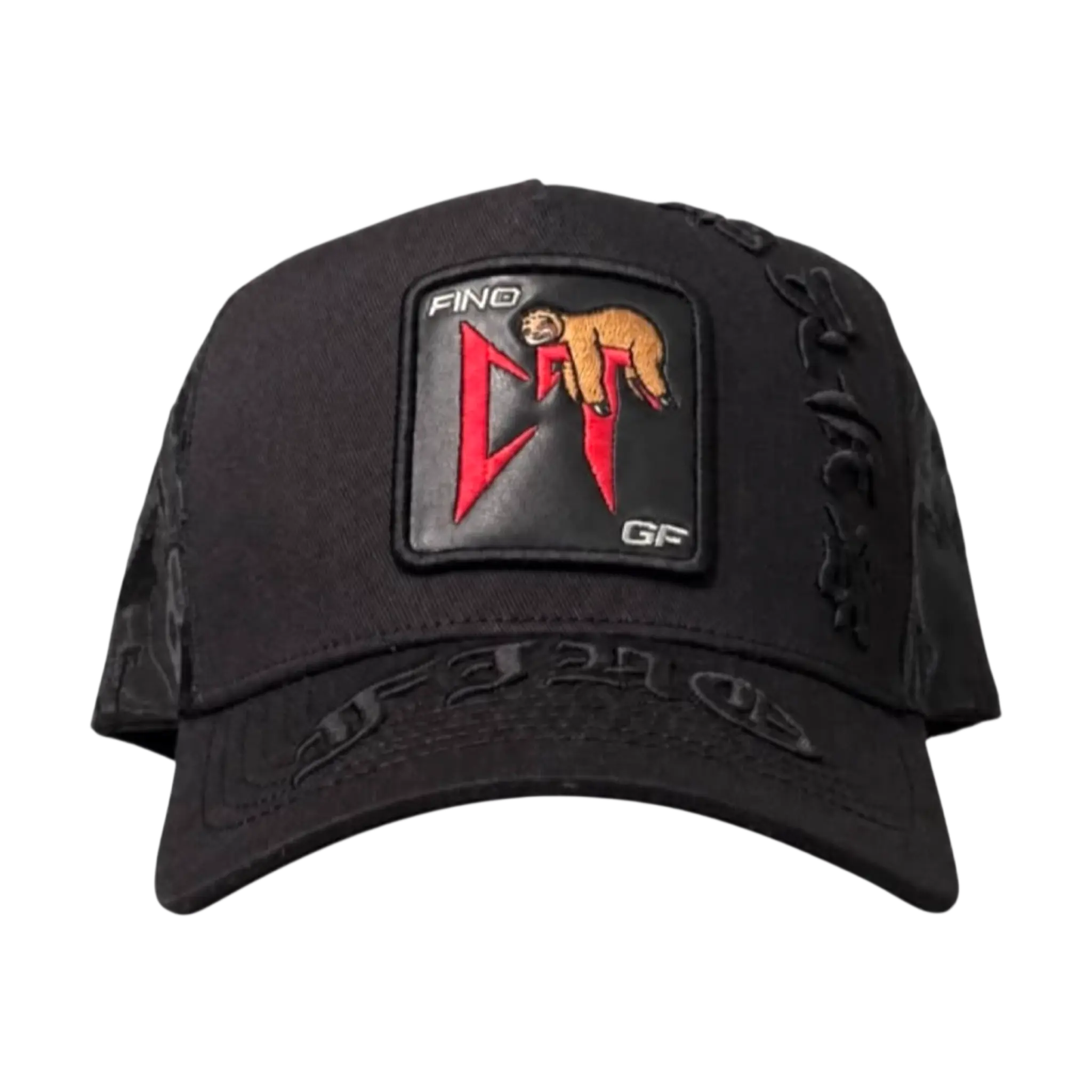 GORRA GALLO FINO TUMBADO BLACK TRUCKER