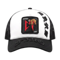 GORRA GALLO FINO TUMBADO WHITE TRUCKER