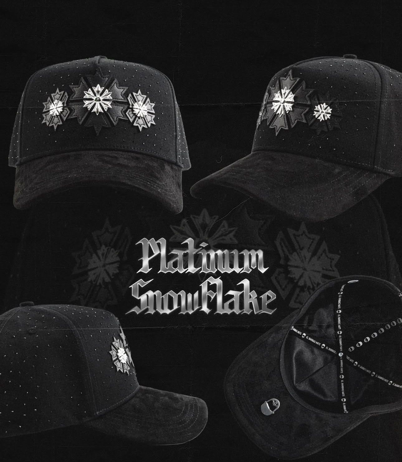 PLATINUM SNOWFLAKE - BARBAS HATS