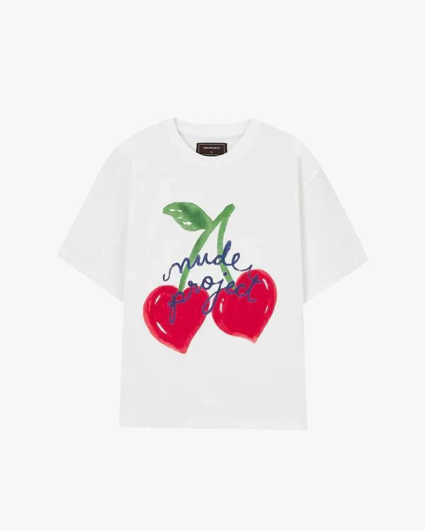 BERRY TEE WHITE - NUDE PROJECT