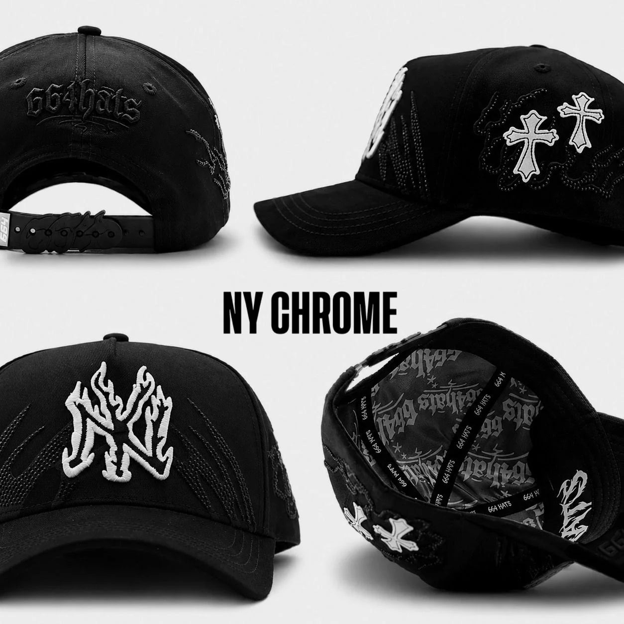 NY CHROME - 664 HATS (PREVENTA)