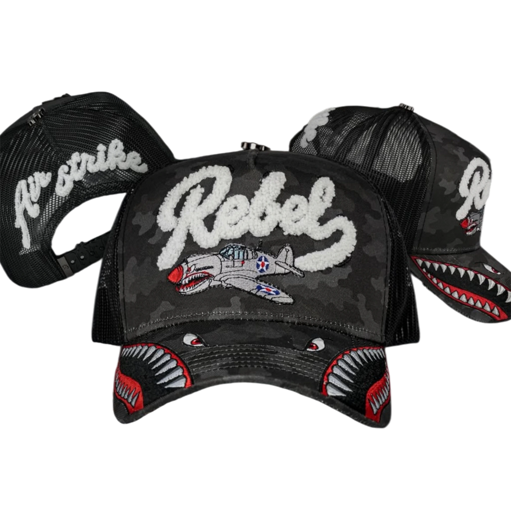 GORRA REBEL HATS JET SHARK