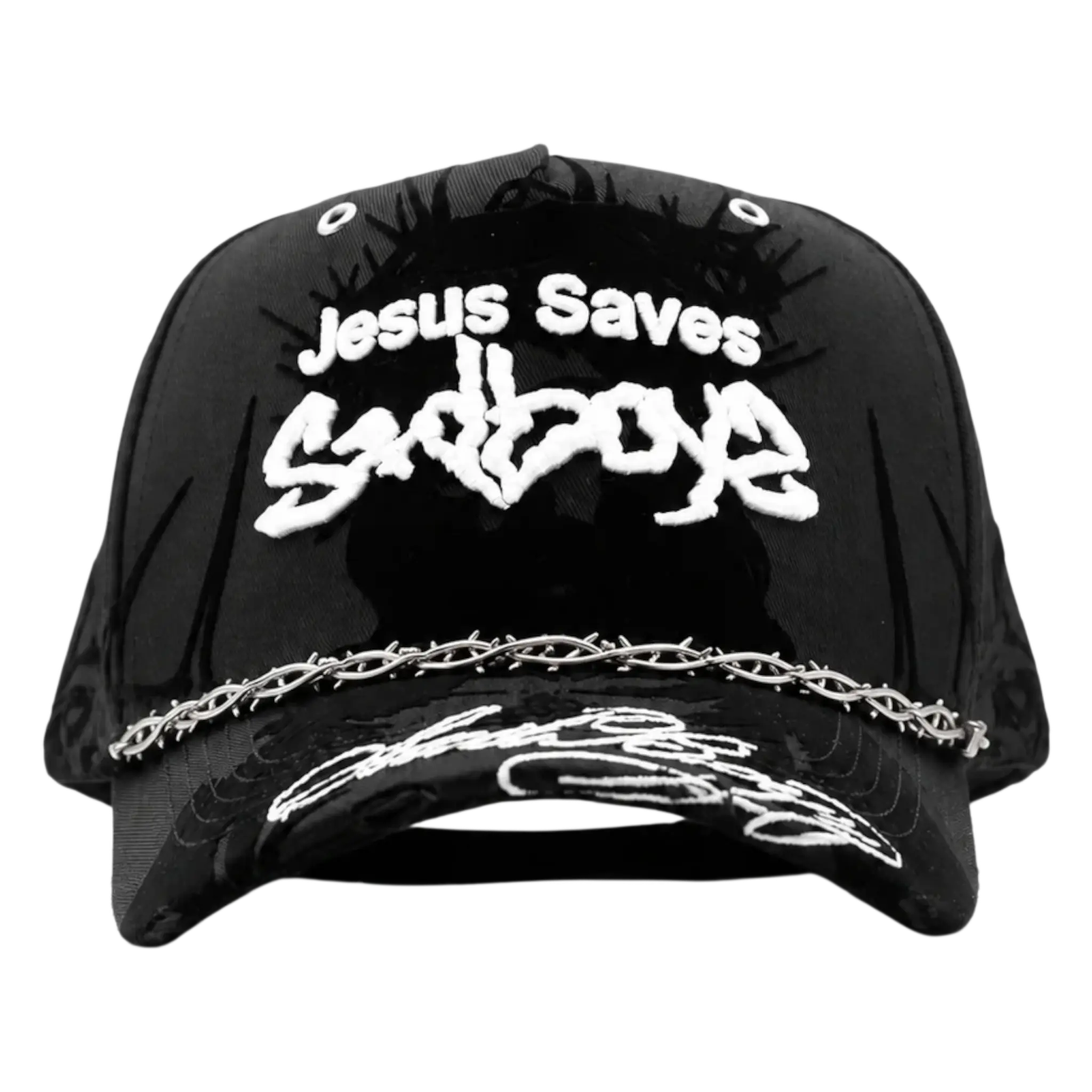 gorra rude awakenings x sadboyz Jesus saves sadboyz